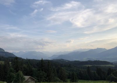 Strausberg: Panoramablick auf den Allgäuer Hauptkamm